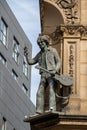 Statue of John Lennon on the Hard Days Night Hotel in Liverpool