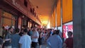 Liverpool fans in the Plaza Mayor