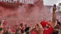 Liverpool football fans singing