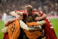 Liverpool Goal Celebration 2 Royalty Free Stock Photo