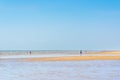 Sandy Formby Beach near Liverpool on a sunny day