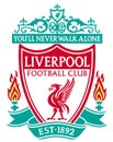 Liverpool icon logo Royalty Free Stock Photo