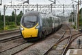 Avanti West Coast Pendolino passes Rugeley Trent Valley with the 09:43 Liverpool Lime Street to London Euston on 28 June 2023