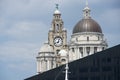 Liverpool liver royal building Royalty Free Stock Photo