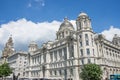 Liverpool liver royal building Royalty Free Stock Photo