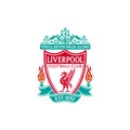 Liverpool logo editorial illustrative on white background