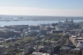 Aerial view of the English city of Liverpool Royalty Free Stock Photo