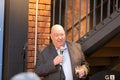 Liverpool, Merseyside, United Kingdom - April 19th 2018 - Liverpool Mayor Joe Anderson Gives Talk