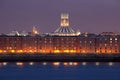 Liverpool night cityscape Royalty Free Stock Photo