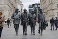 Liverpool\'s bronze The Beatles Statue