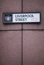 Liverpool Street Royalty Free Stock Photo