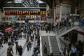 Liverpool street station in East London , England