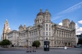 Port of Liverpool Building, Mann Island, Liverpool, England on July 14, 2021