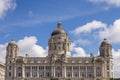 Port of Liverpool Building, Mann Island, Liverpool, England on July 14, 2021