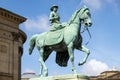 Statue of Queen Victoria outside St Georges Hall in Liverpool, England UK on July 14, 2021 Royalty Free Stock Photo