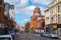 View of architecture and buildings of Liverpool city centre