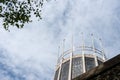 LIVERPOOL, UK, 26 MAY 2019: A view documenting the exterior of the  Metropolitan Cathedral of Christ the King, in Liverpool Royalty Free Stock Photo