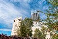 LIVERPOOL, UK, 26 MAY 2019: A view documenting the exterior of the  Metropolitan Cathedral of Christ the King, in Liverpool Royalty Free Stock Photo