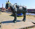 The Liverpool Carters Working Horse monument