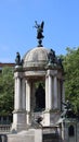 The Queen Victoria Monument is a large neo-Baroque or Beaux-Arts monument built Royalty Free Stock Photo