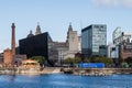 Liverpool waterfront in the autumn Royalty Free Stock Photo