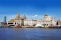 Liverpool waterfront Royalty Free Stock Photo