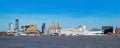 Liverpool waterfront and the river Mersey