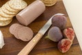 Liverwurst And Figs Royalty Free Stock Photo