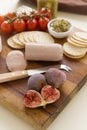 Liverwurst And Figs Royalty Free Stock Photo
