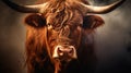 livestock angry cow Royalty Free Stock Photo