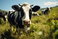 Livestock grazing outside the farm.