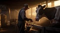 livestock milking cows