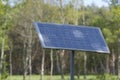 Livestock water tank, which uses solar panels to pump the water out of the ground