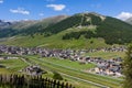 Livigno from above Royalty Free Stock Photo