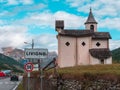 Livigno-alpine duty free region in Italy Royalty Free Stock Photo