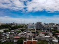 Living area in Bangkok and some cloud Royalty Free Stock Photo