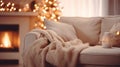 living blurred holiday home interior Royalty Free Stock Photo