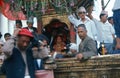 1975. Nepal. Living goddess. Katmandu.