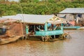 Living in poverty along the river in Cambodia