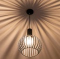 Living room chandelier is on Royalty Free Stock Photo