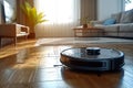 Living room innovation Self propelled robot vacuum cleaner smartly cleans independently