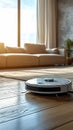 Living room innovation Self propelled robot vacuum cleaner smartly cleans independently
