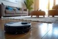 Living room innovation Self propelled robot vacuum cleaner smartly cleans independently