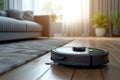 Living room innovation Self propelled robot vacuum cleaner smartly cleans independently