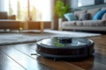 Living room innovation Self propelled robot vacuum cleaner smartly cleans independently