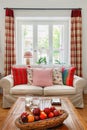 Living room interior, english - country syle.