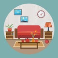 Living room interior Royalty Free Stock Photo