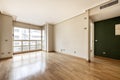 living room with large window, ducted air conditioning