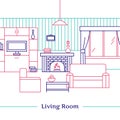 Living Room Line Design