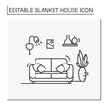 Living room line icon